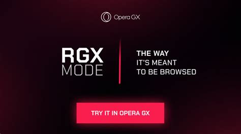 what is rgx opera gx|Unlock Crystal